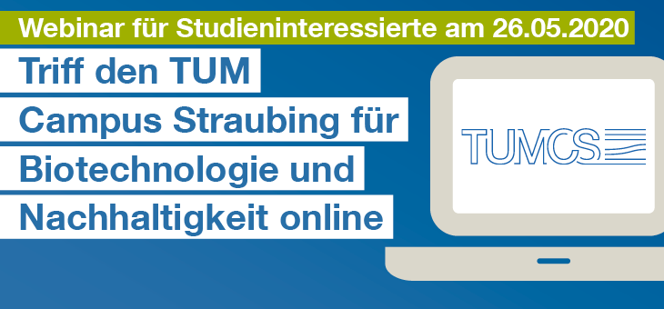 Studieren in Straubing: Webinar für Interessierte